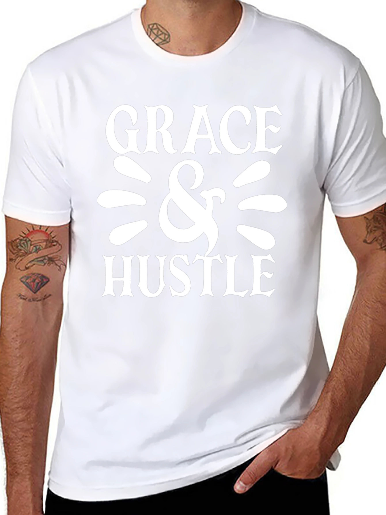 Grace & Hustle Graphic T-Shirt