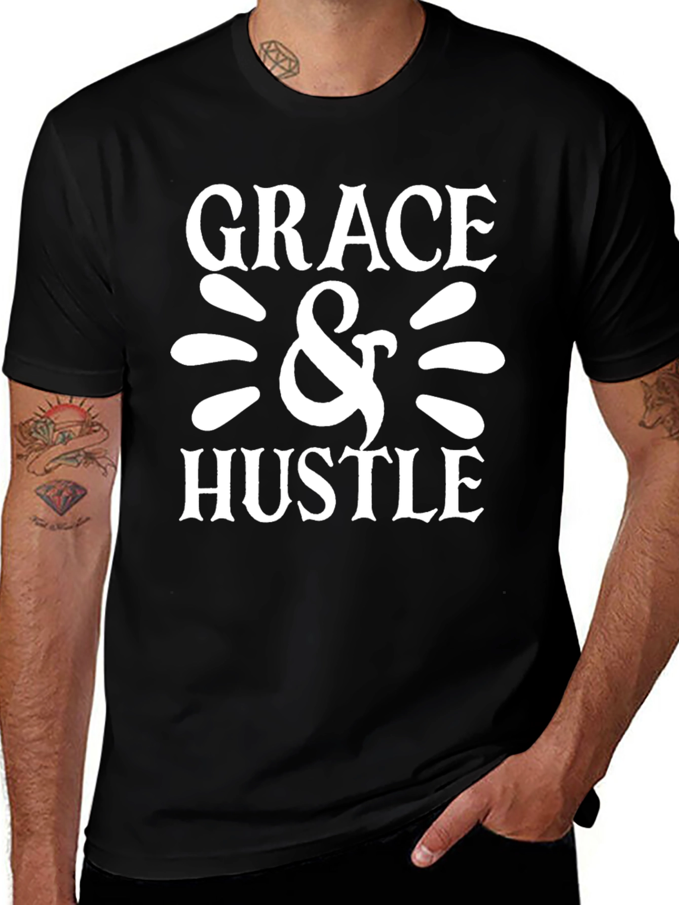 Grace & Hustle Graphic T-Shirt