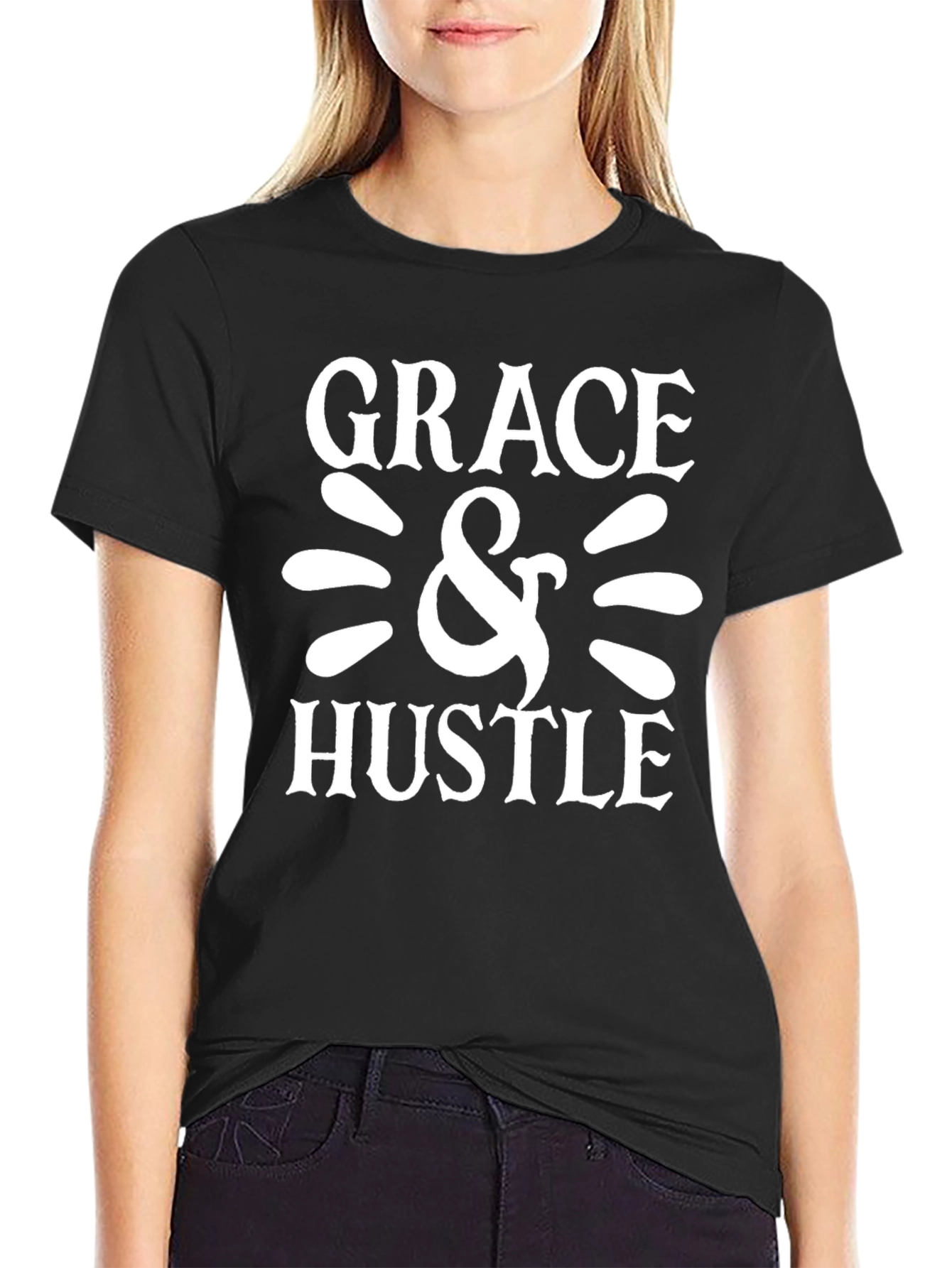 Grace & Hustle Graphic T-Shirt