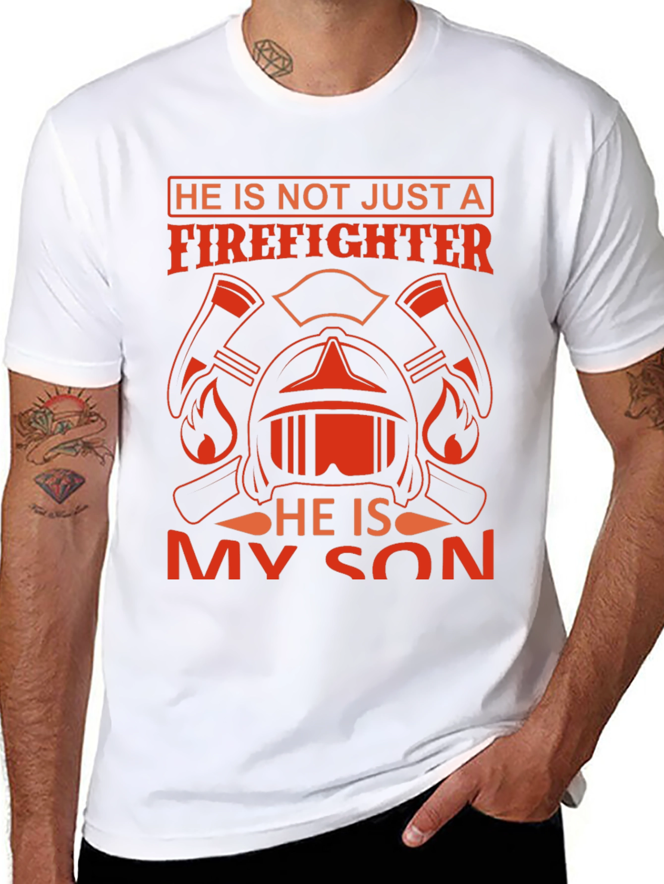 Firefighters Son T-Shirt - Heroic Pride