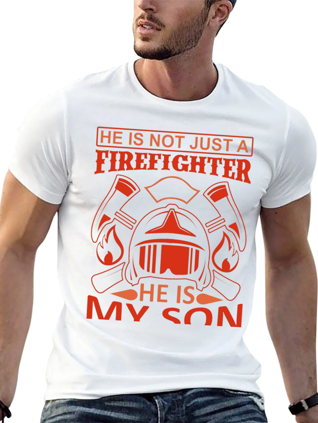 Firefighters Son T-Shirt - Heroic Pride