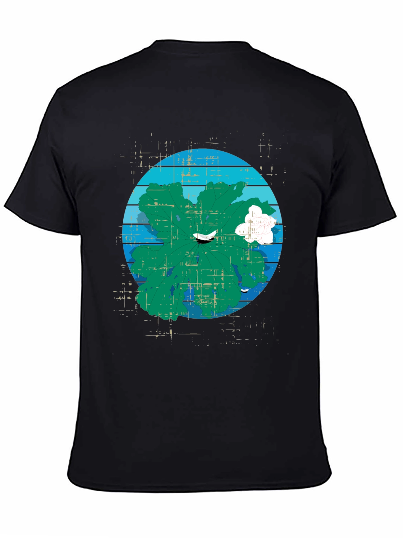 Nature Circle Graphic Tee - Stylish Casual Wear