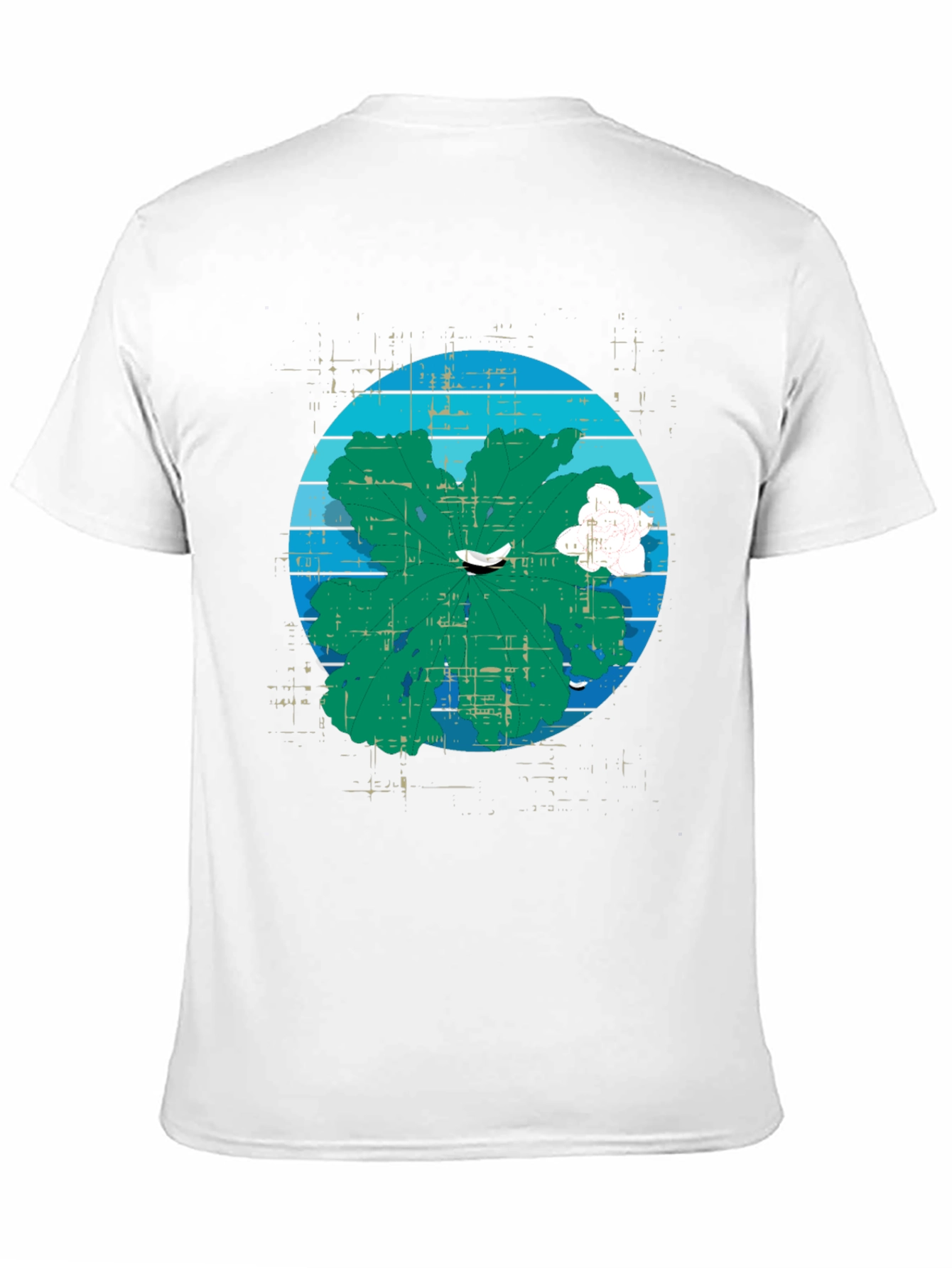 Nature Circle Graphic Tee - Stylish Casual Wear