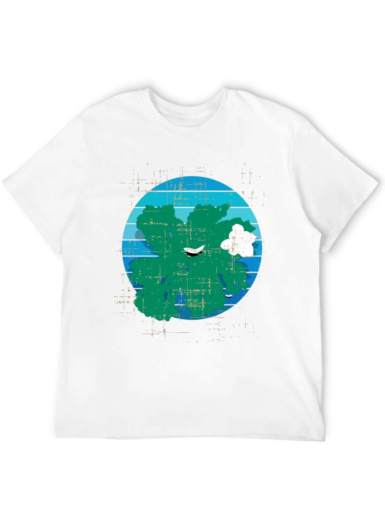 Nature Circle Graphic Tee - Stylish Casual Wear
