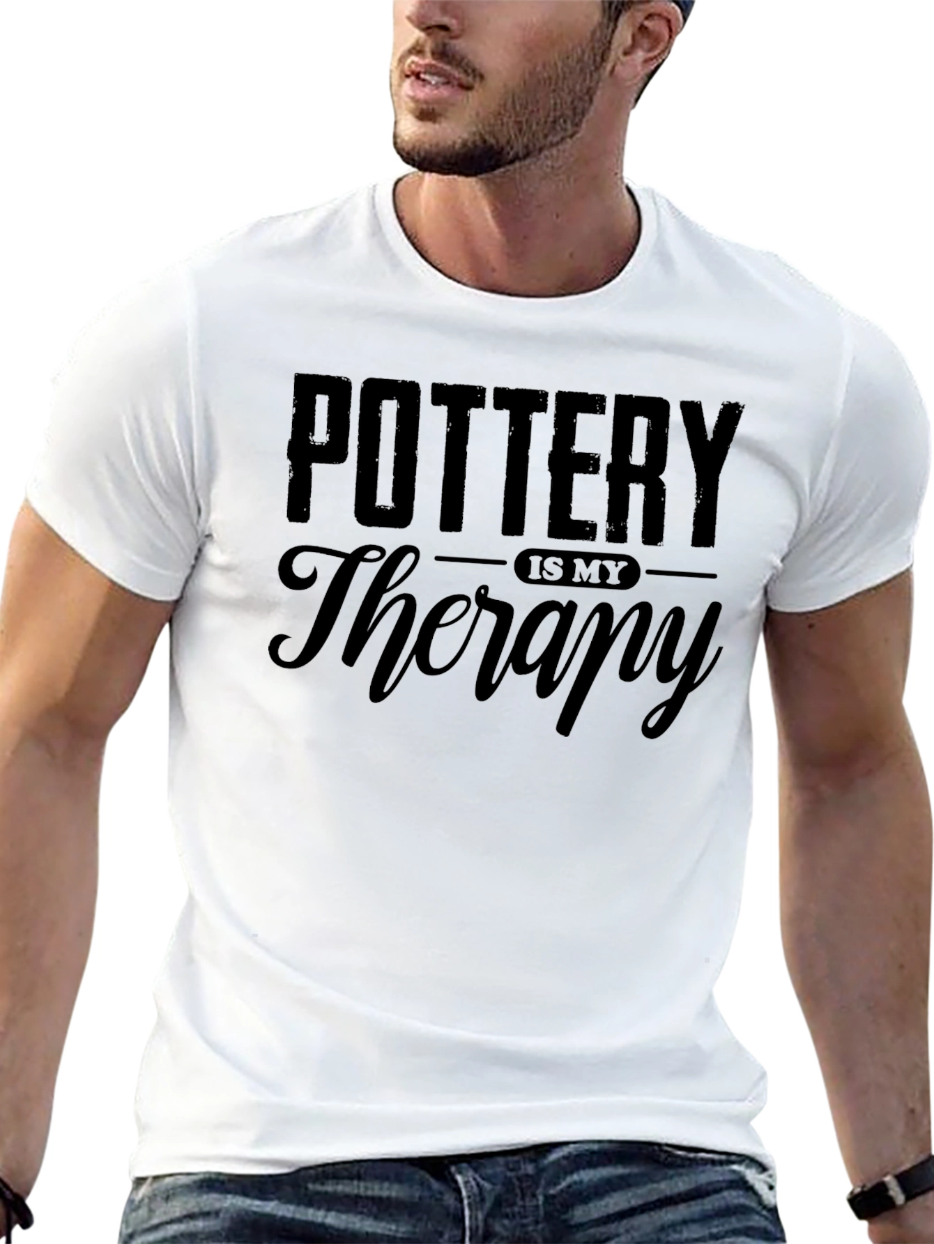 Pottery is My Therapy Graphic T-Shirt