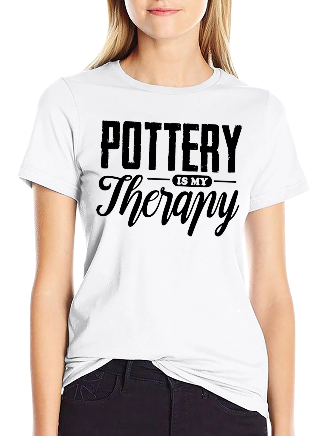 Pottery is My Therapy Graphic T-Shirt