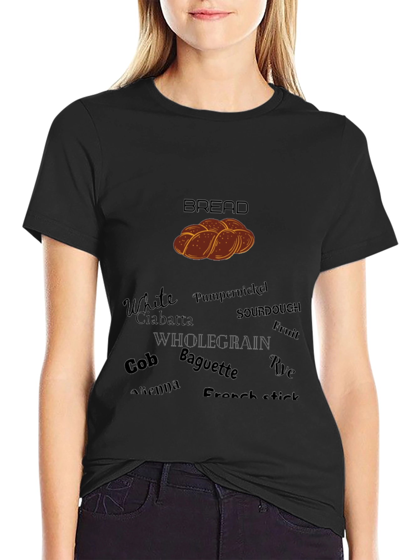 Bread Lovers T-Shirt: Whole Grain Baguette & More!