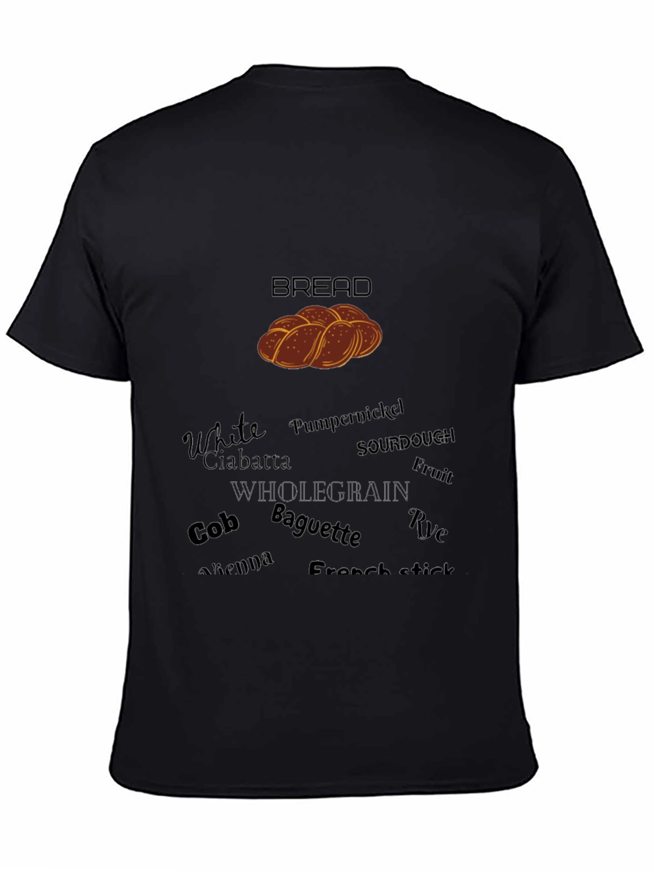Bread Lovers T-Shirt: Whole Grain Baguette & More!
