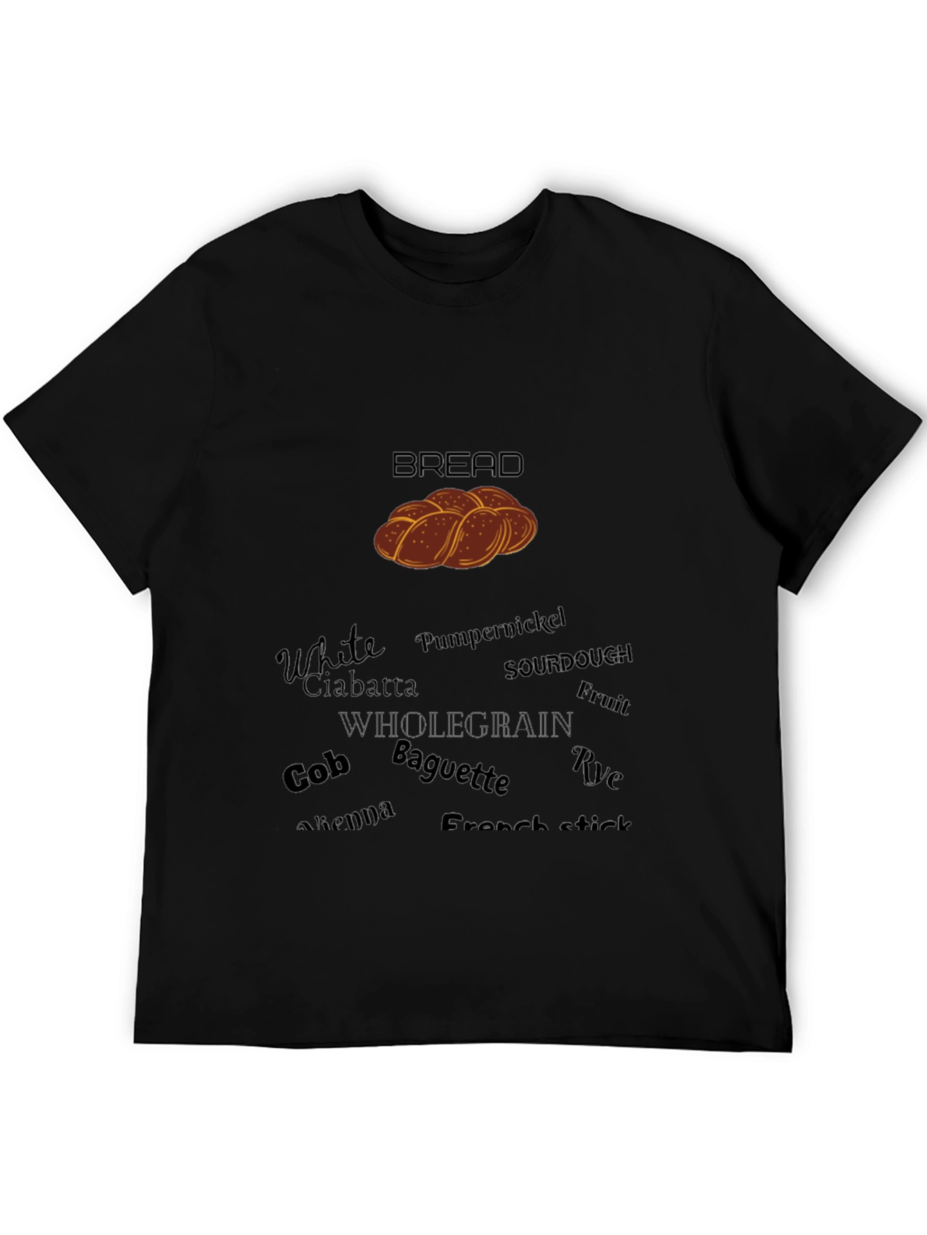 Bread Lovers T-Shirt: Whole Grain Baguette & More!