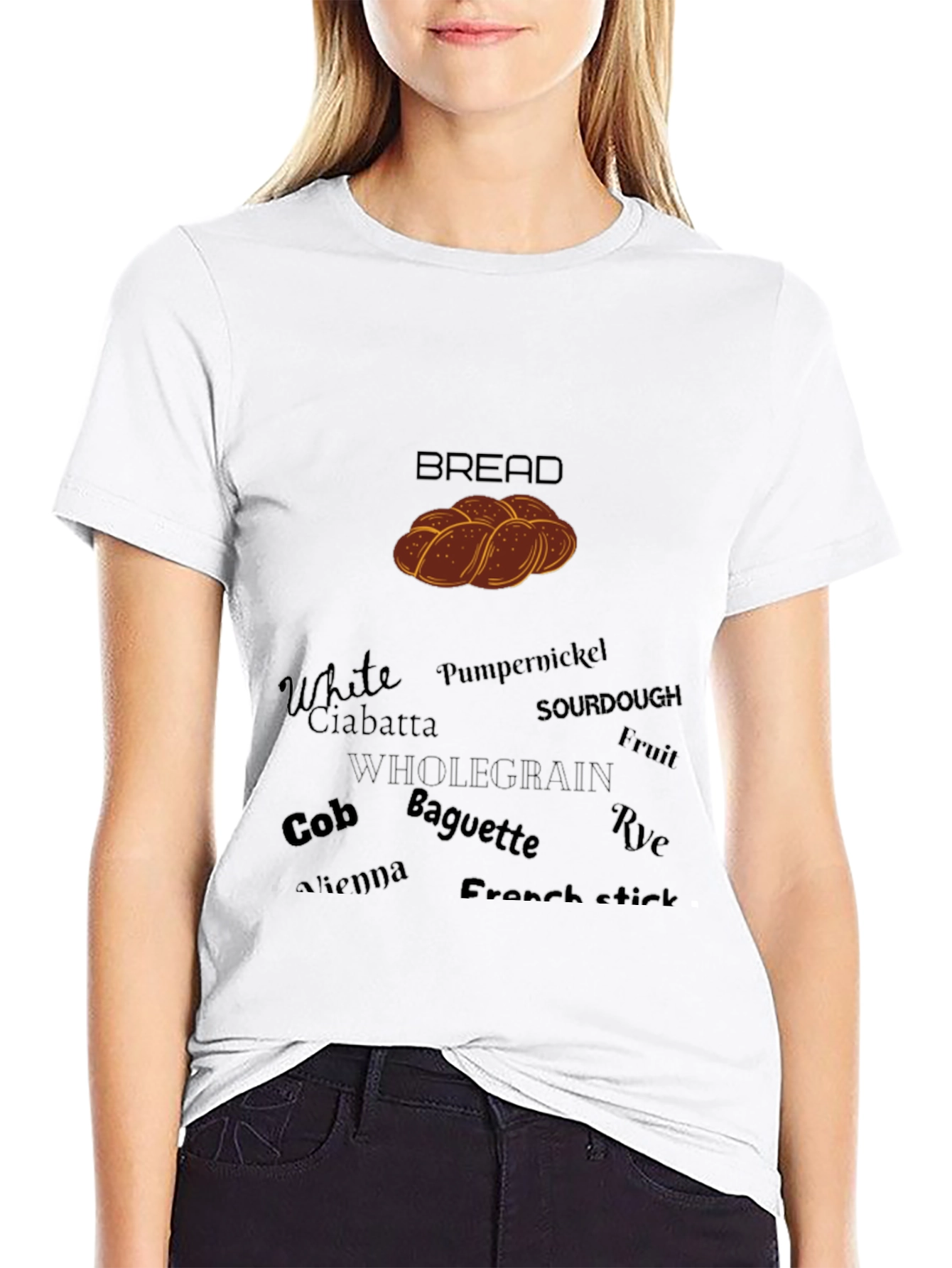 Bread Lovers T-Shirt: Whole Grain Baguette & More!