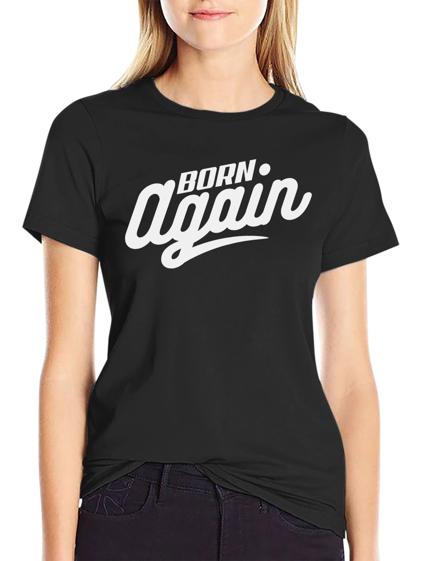 Born Again Graphic Tee - Stylish Religious Apparel