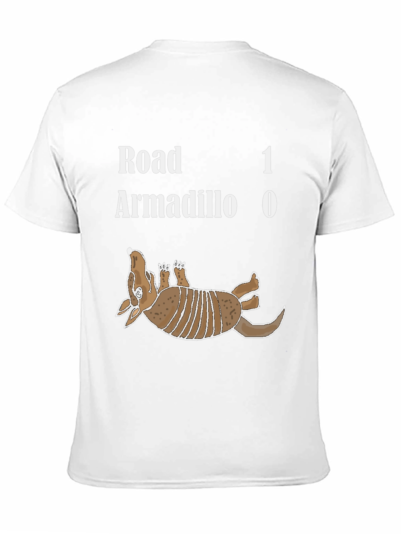 Road Armadillo Funny Graphic T-Shirt