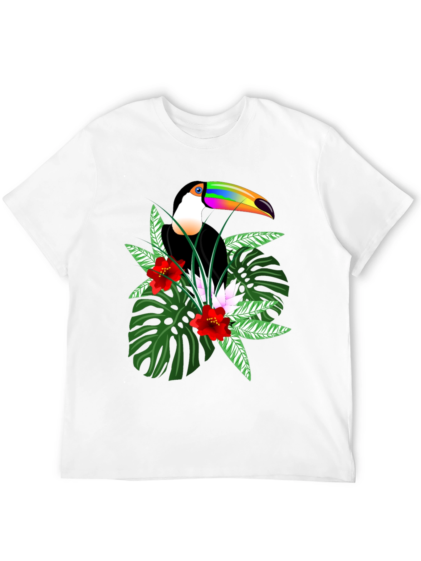 Tropical Toucan Graphic T-Shirt