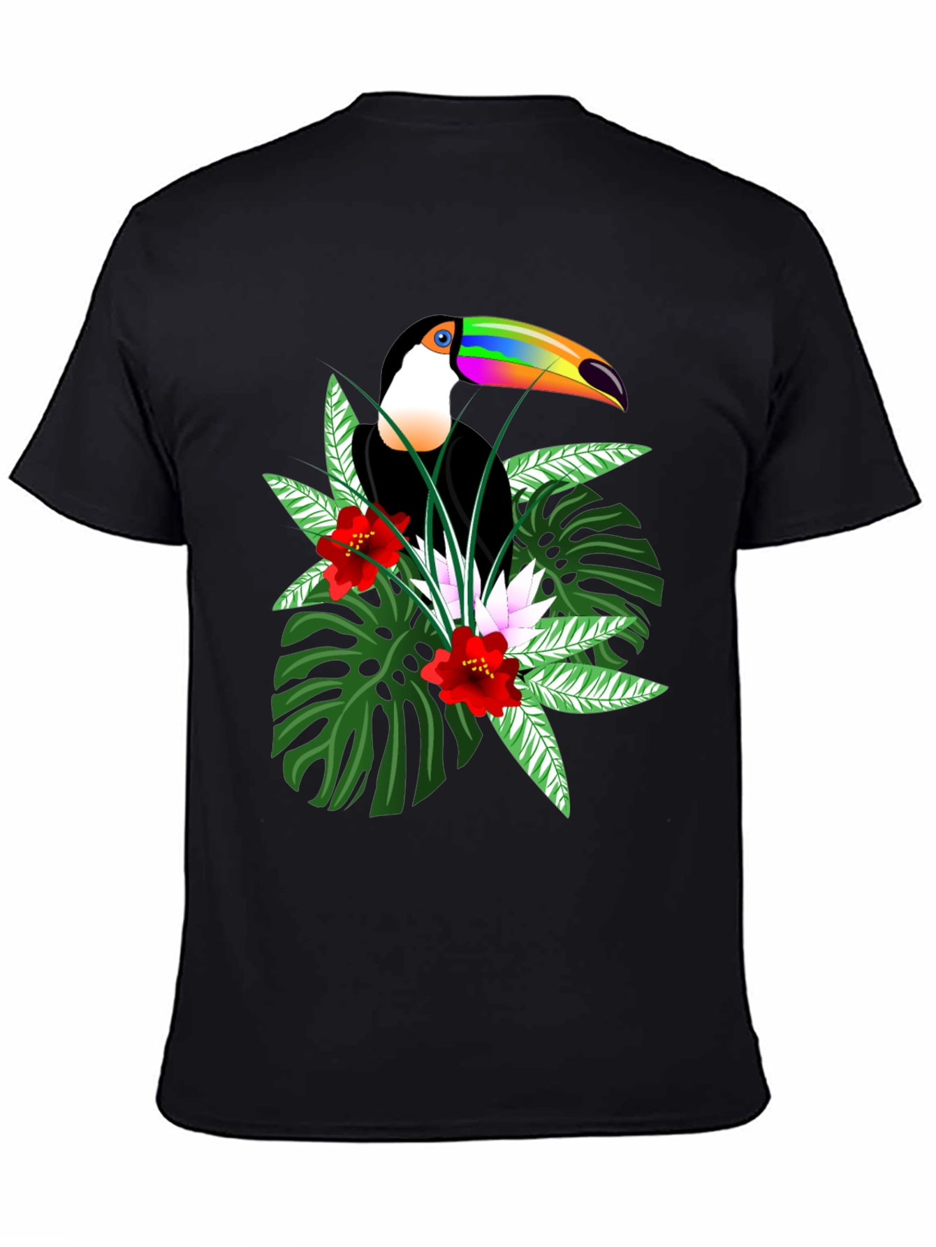 Tropical Toucan Graphic T-Shirt