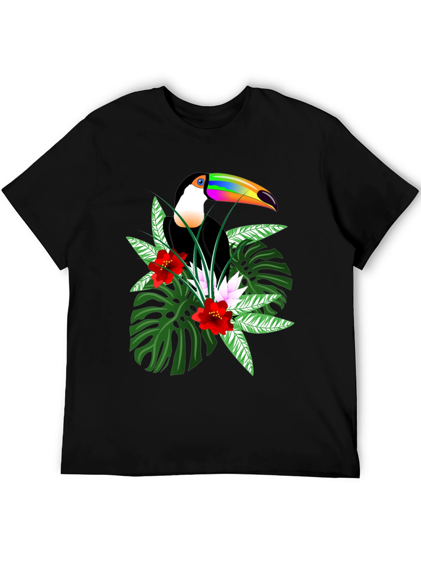 Tropical Toucan Graphic T-Shirt