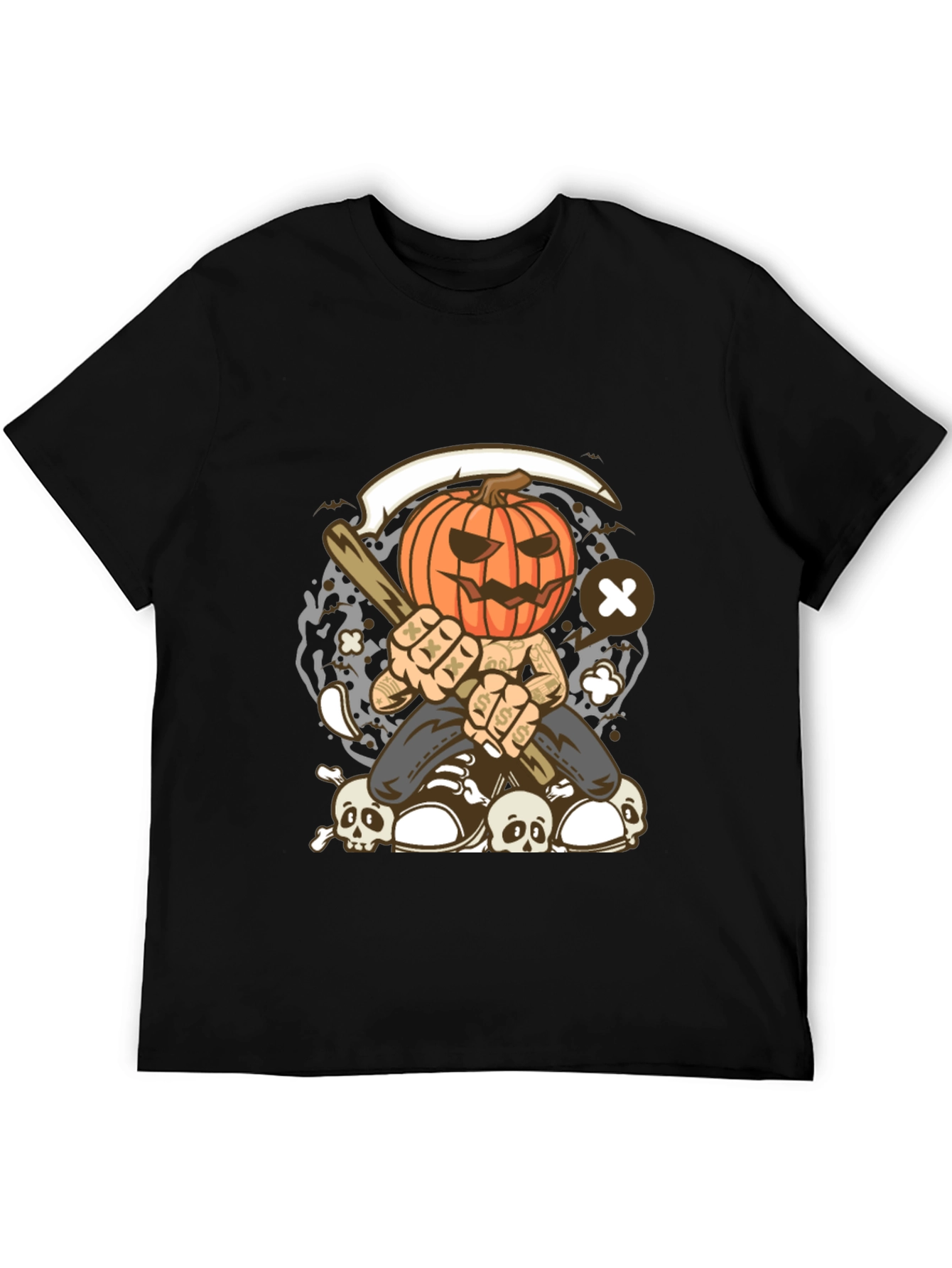 Pumpkin Head Halloween T-Shirt