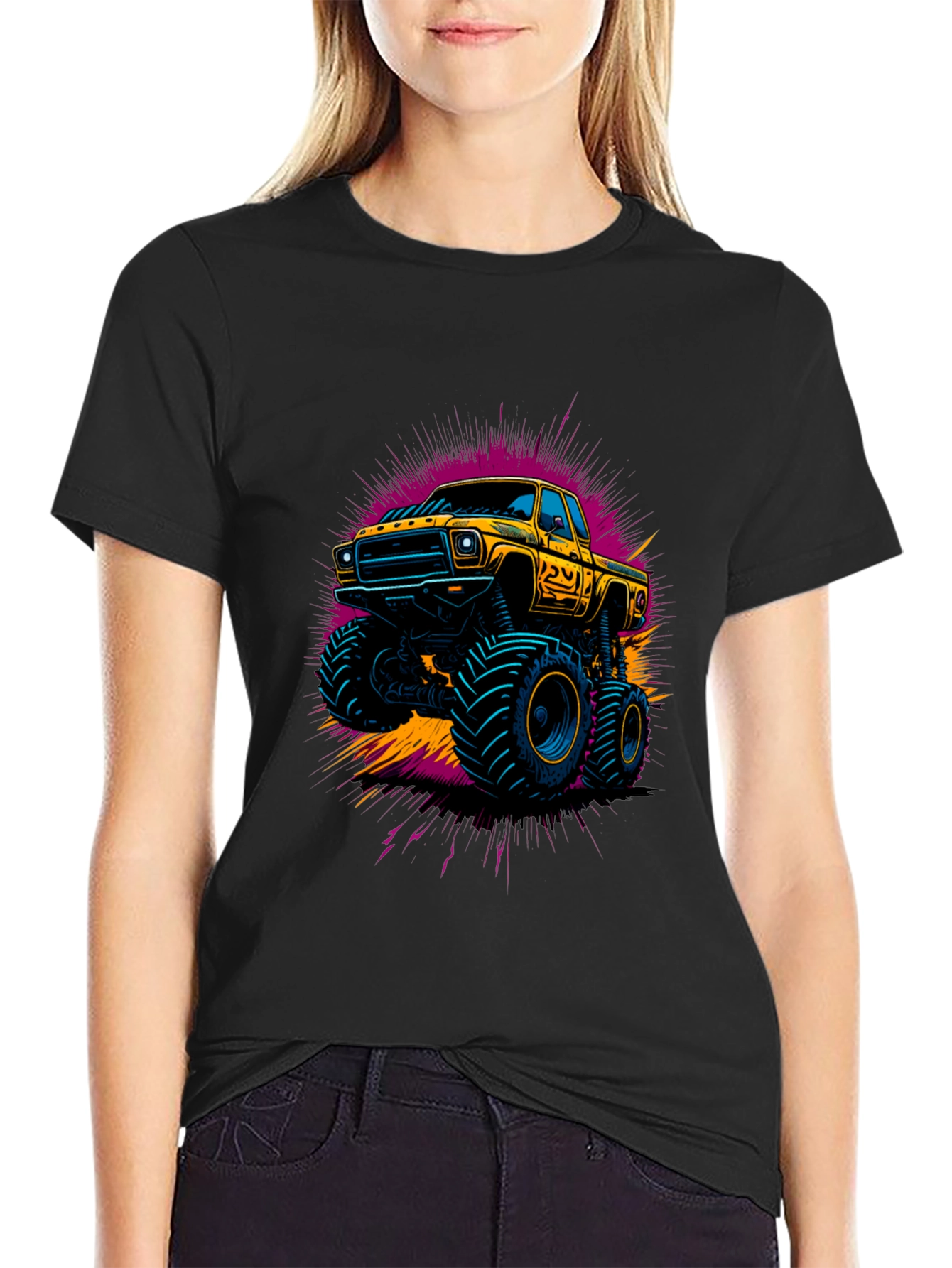 Monster Truck Graphic Tee - Bold & Unique Design