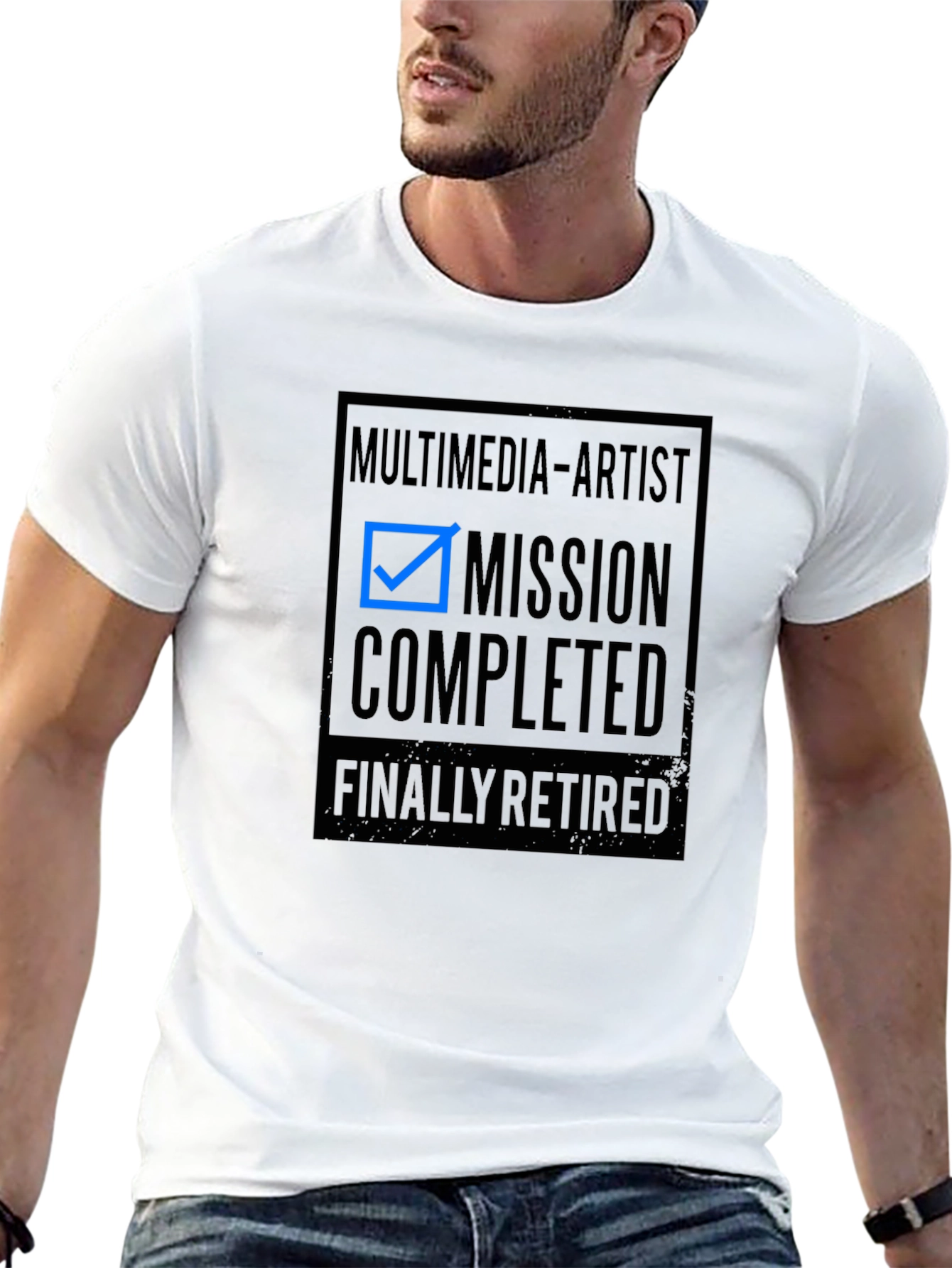 Multimedia Artist Mission Completed Retired T-Shirt