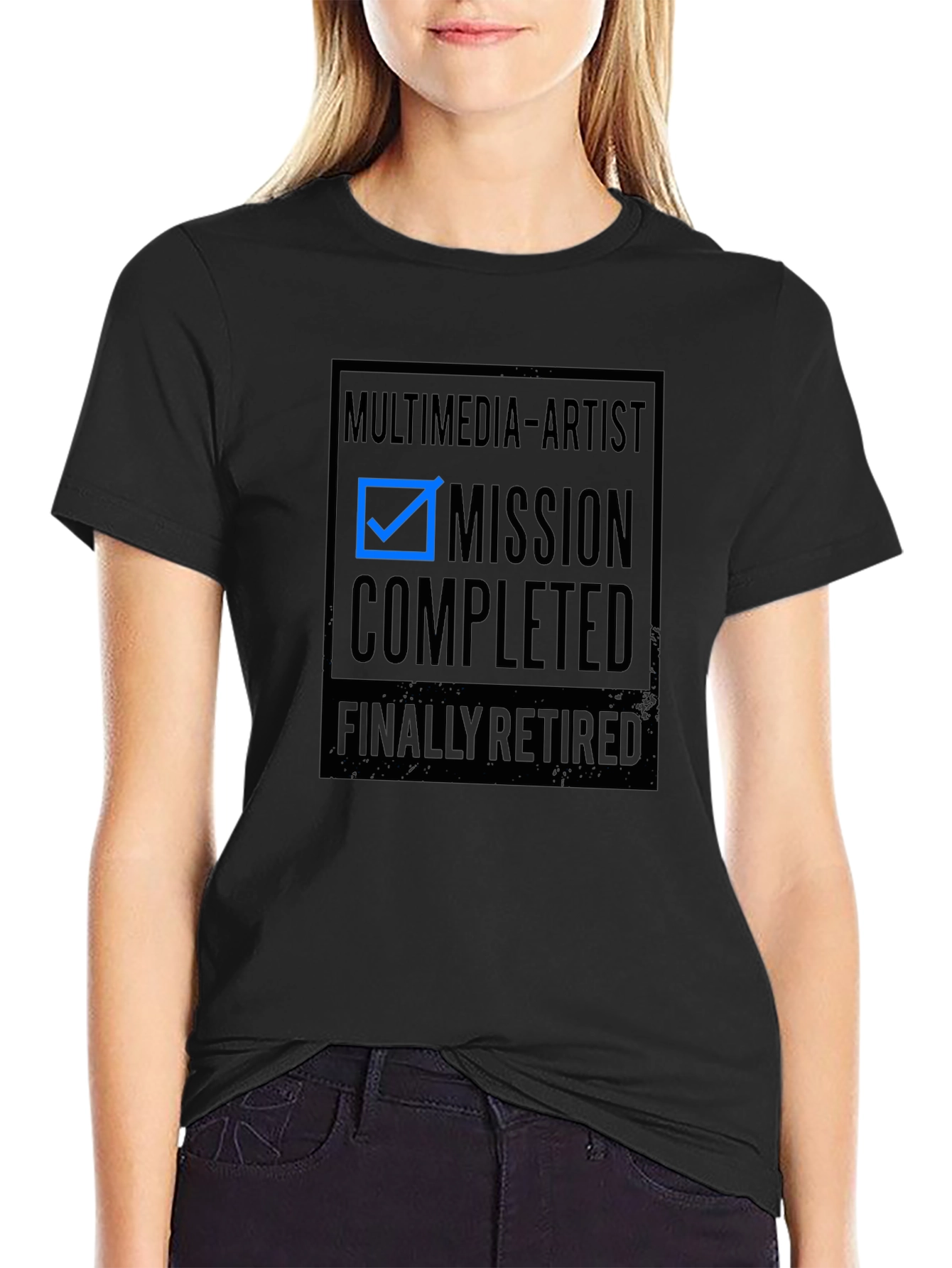 Multimedia Artist Mission Completed Retired T-Shirt