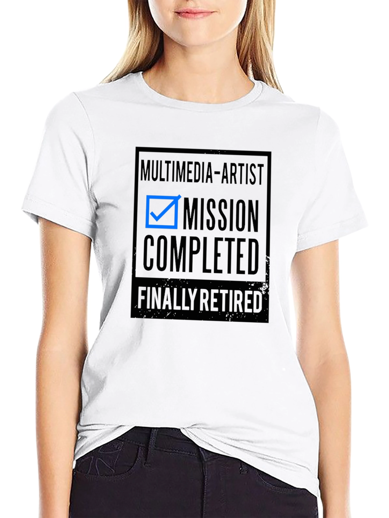 Multimedia Artist Mission Completed Retired T-Shirt
