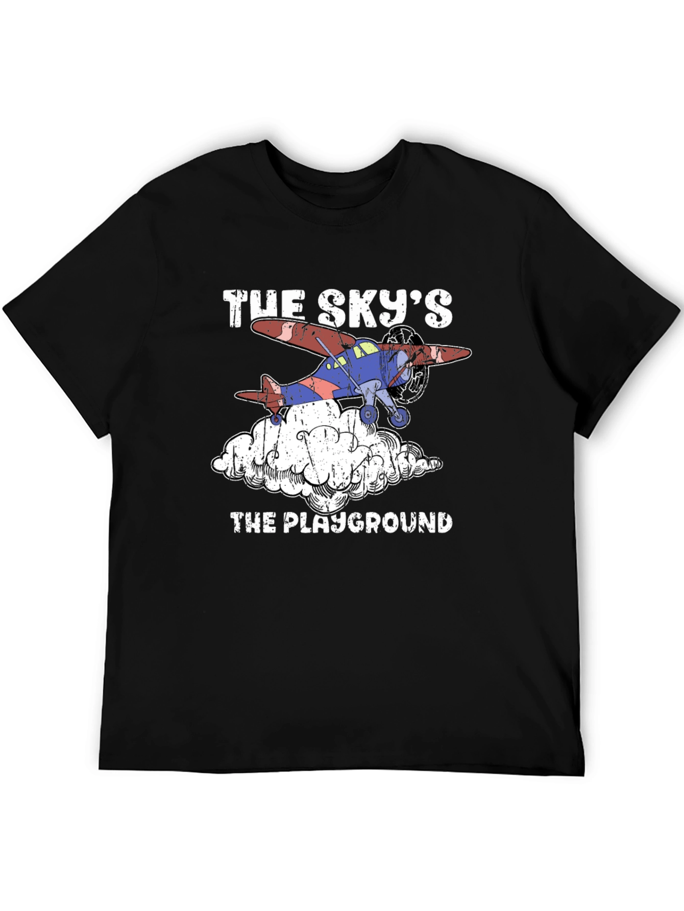 The Skys The Playground Black Graphic T-Shirt