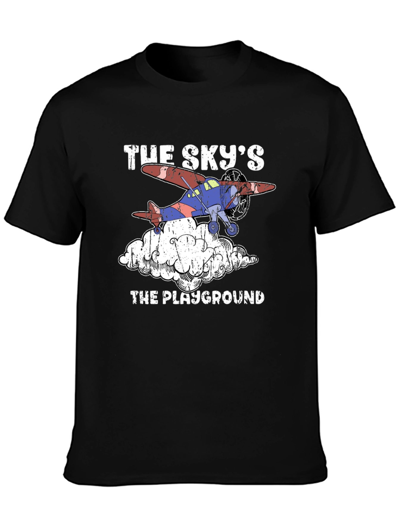 The Skys The Playground Black Graphic T-Shirt