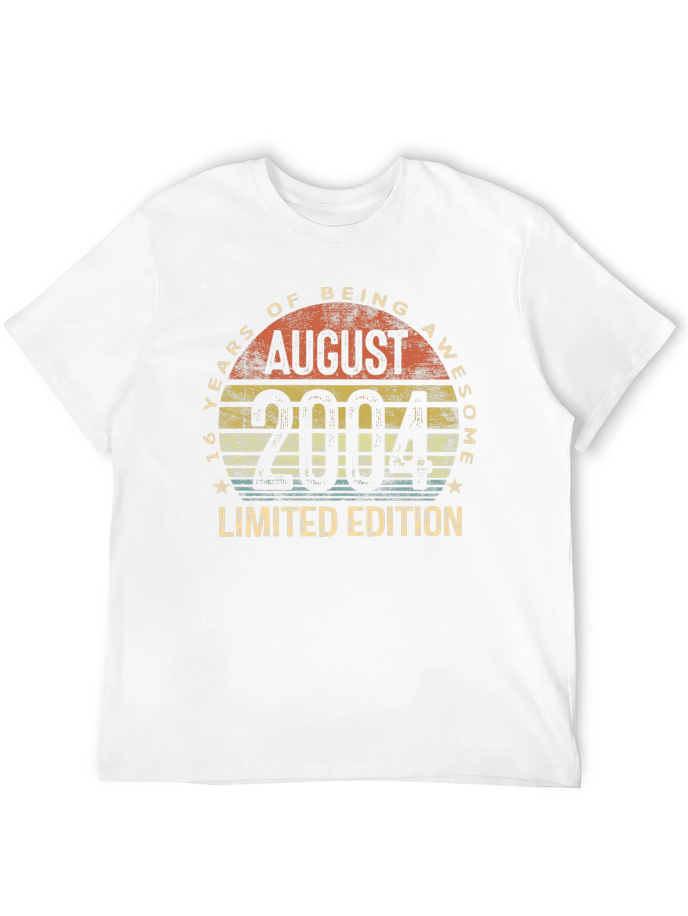 August 2004 Limited Edition 16th Birthday T-Shirt