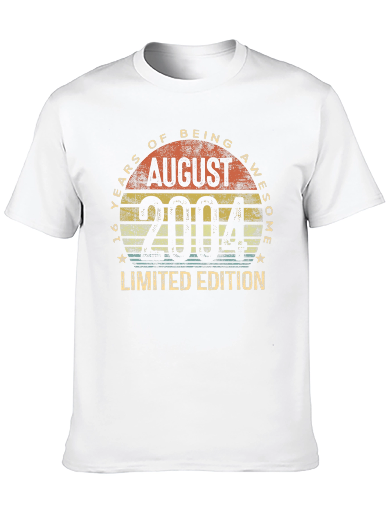 August 2004 Limited Edition 16th Birthday T-Shirt