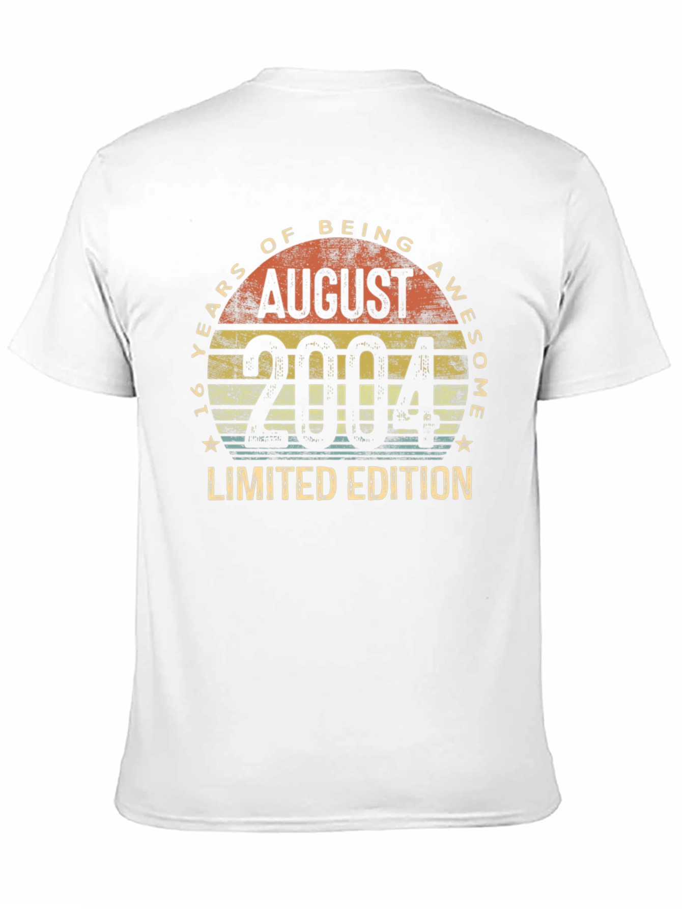 August 2004 Limited Edition 16th Birthday T-Shirt