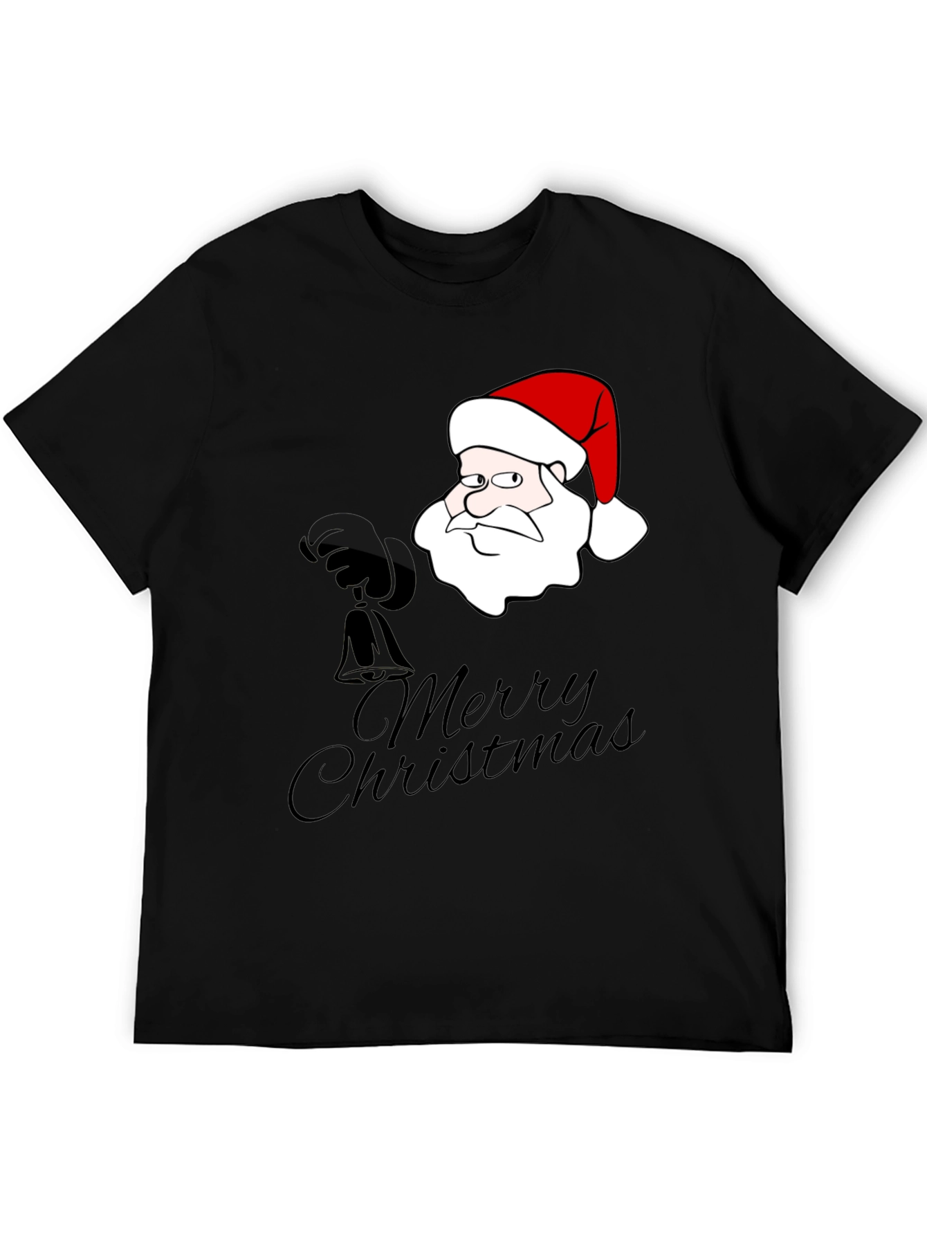 Funny Santa Merry Christmas Graphic T-Shirt