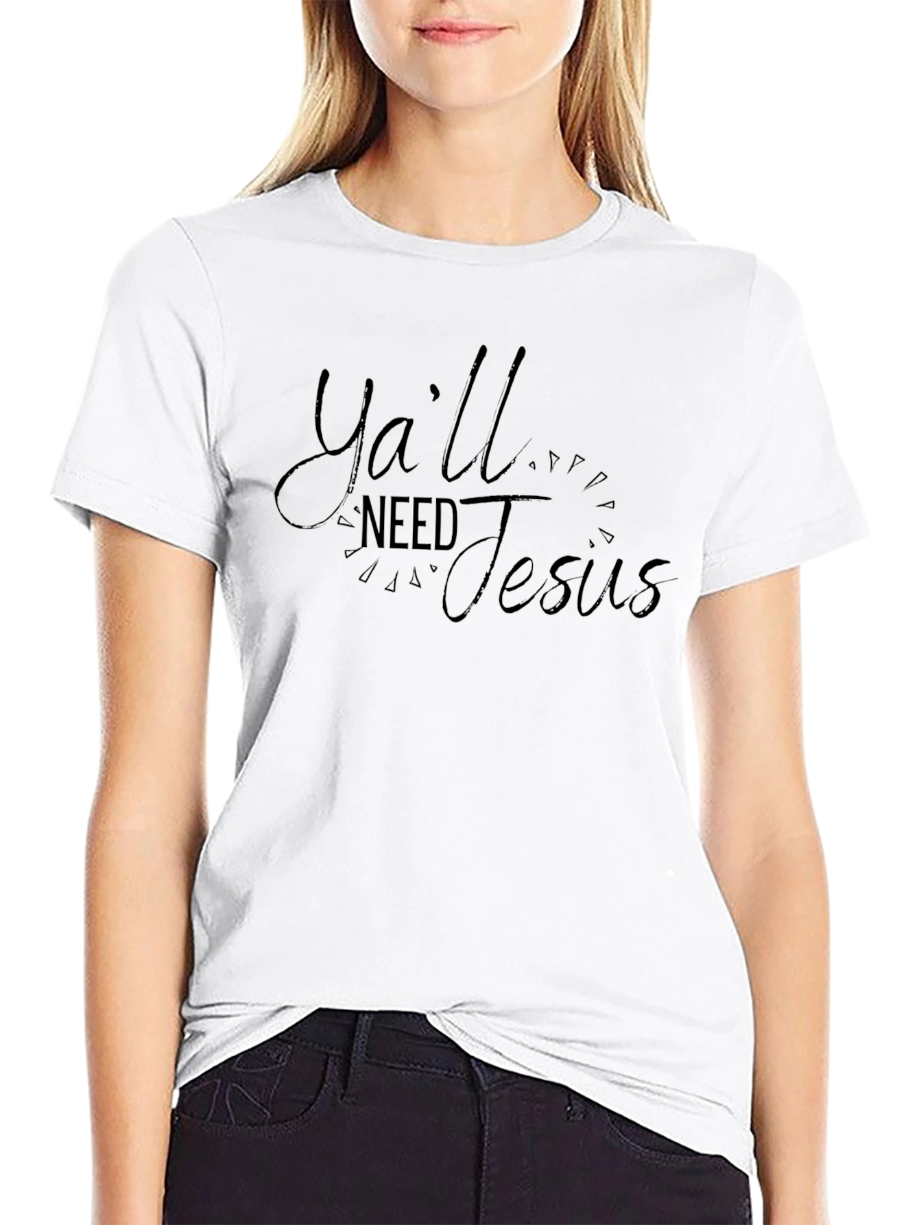 Yall Need Jesus Black T-Shirt
