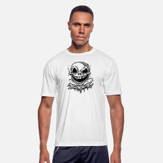 Laughing Halloween Tattoo Skull