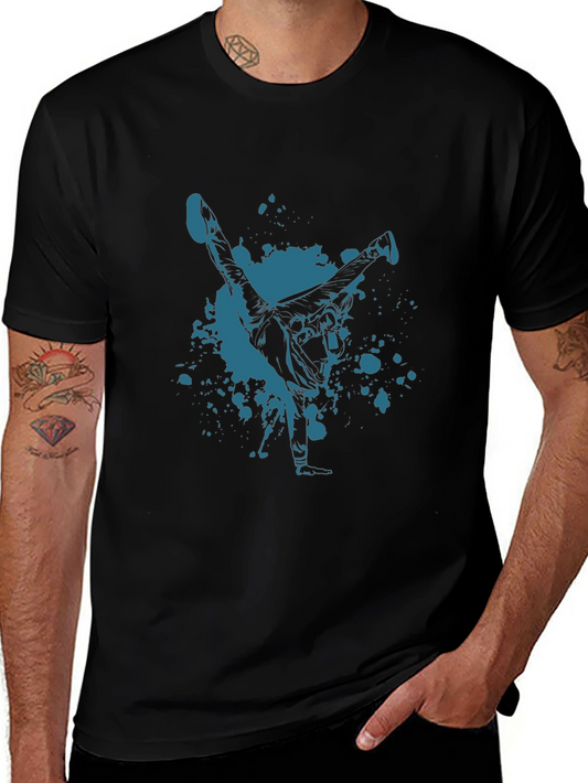 Stylish Breakdancer Graphic Tee