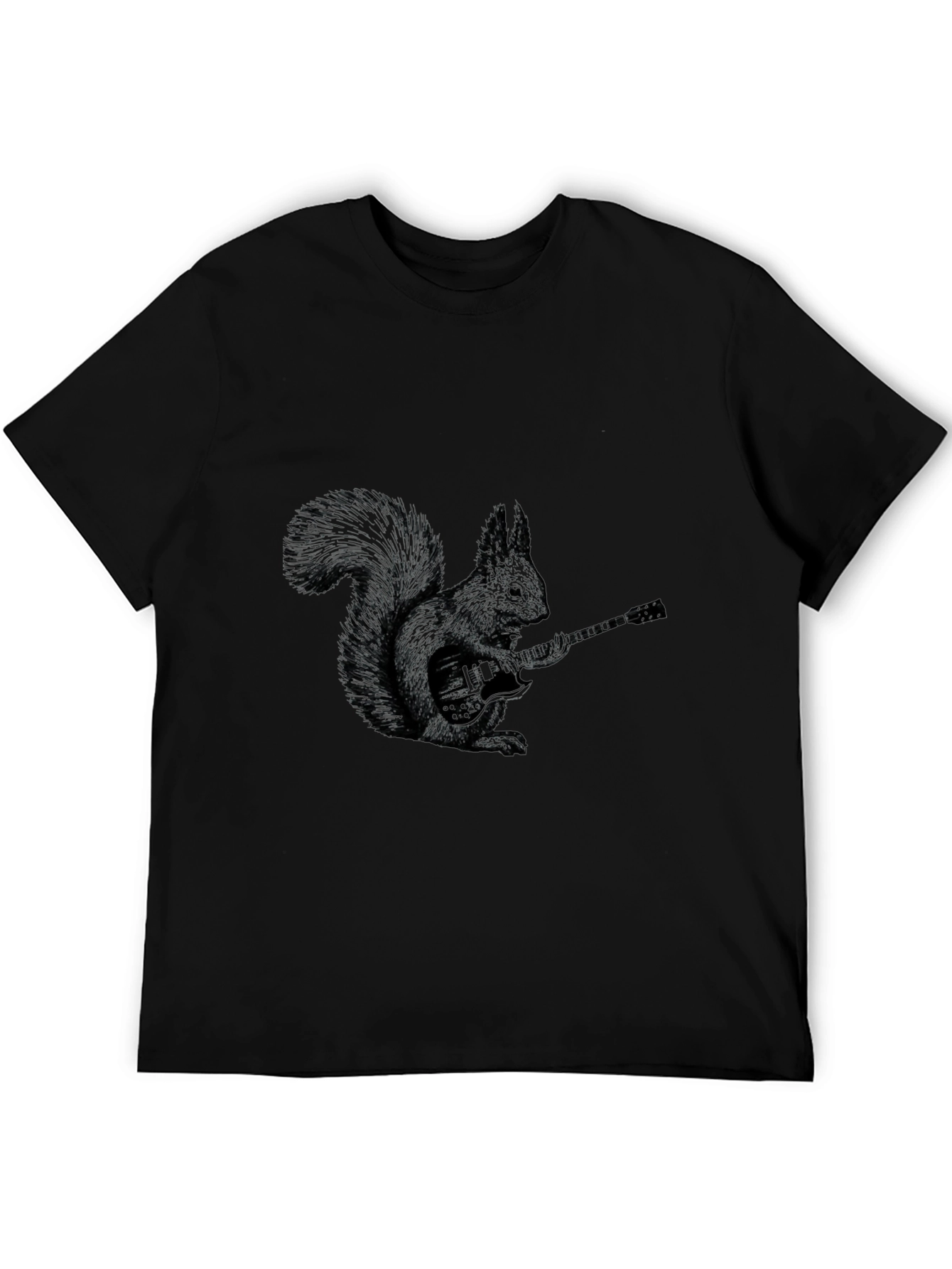 Squirrel Guitarist Graphic Tee