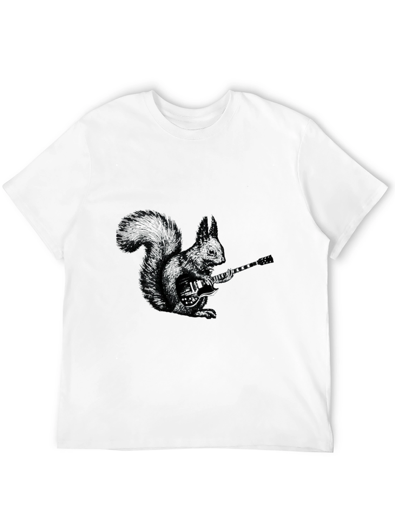 Squirrel Guitarist Graphic Tee