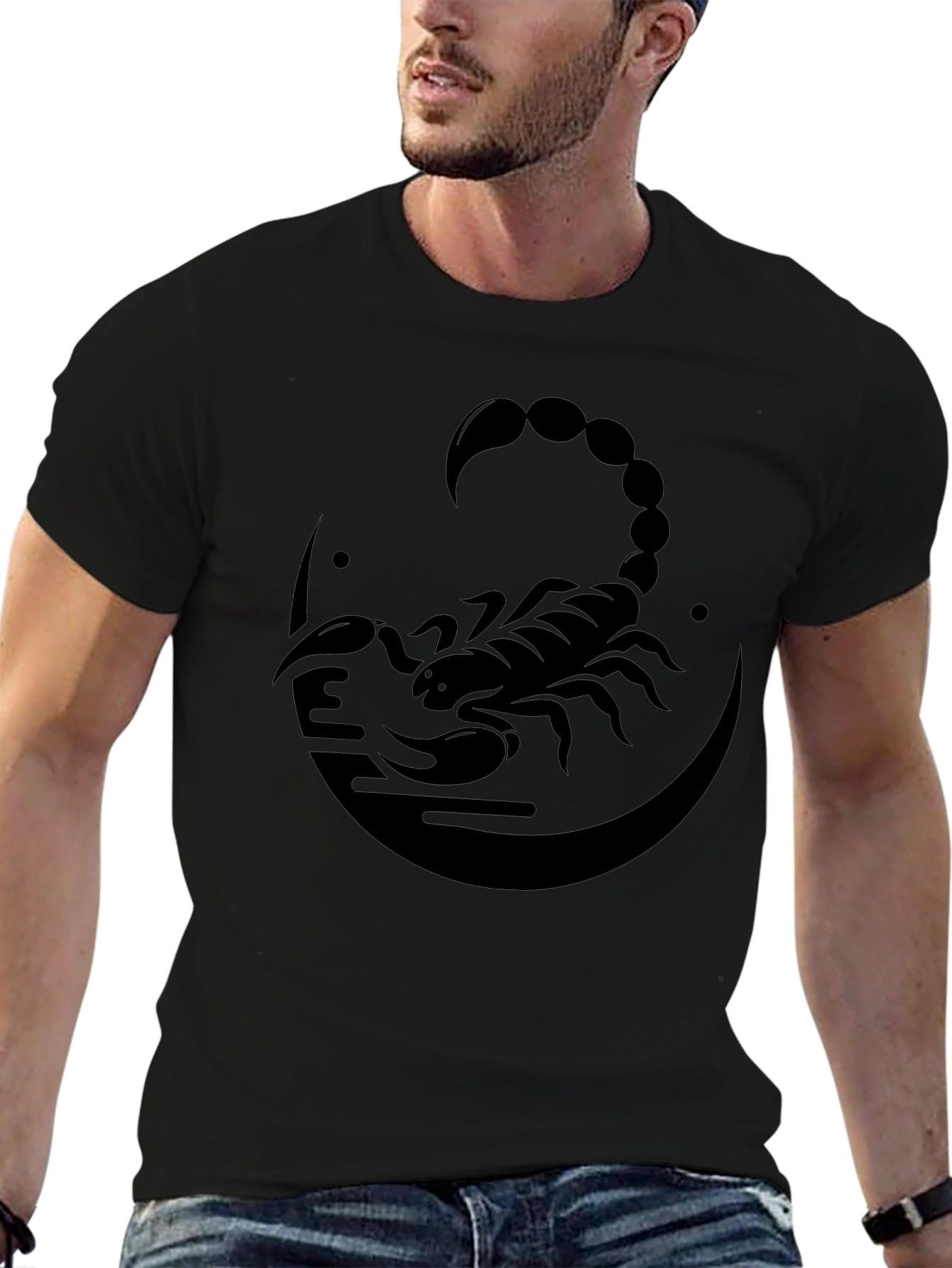 Scorpion Graphic T-Shirt - Zodiac Style