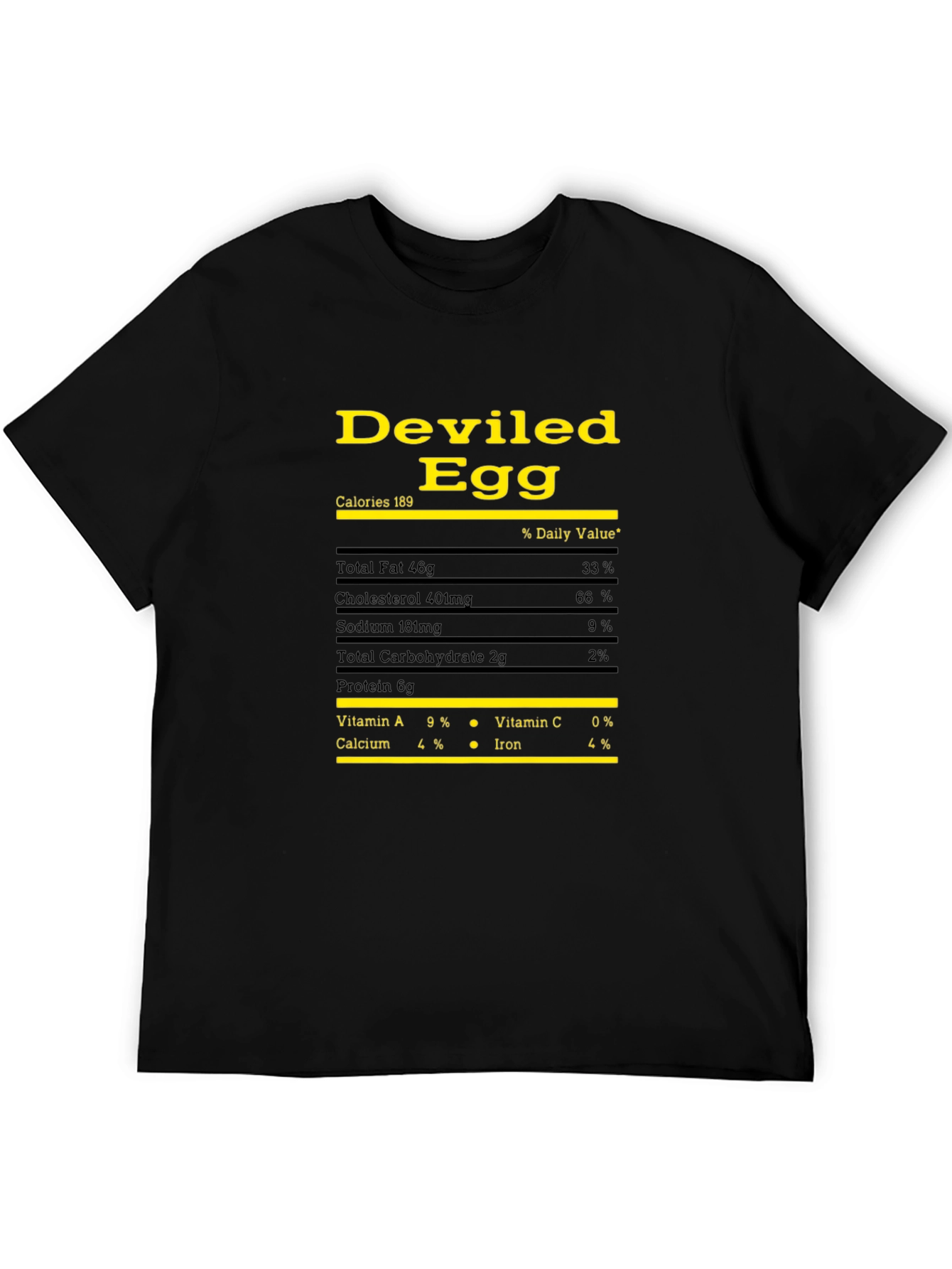 Deviled Egg Nutrition Facts T-Shirt