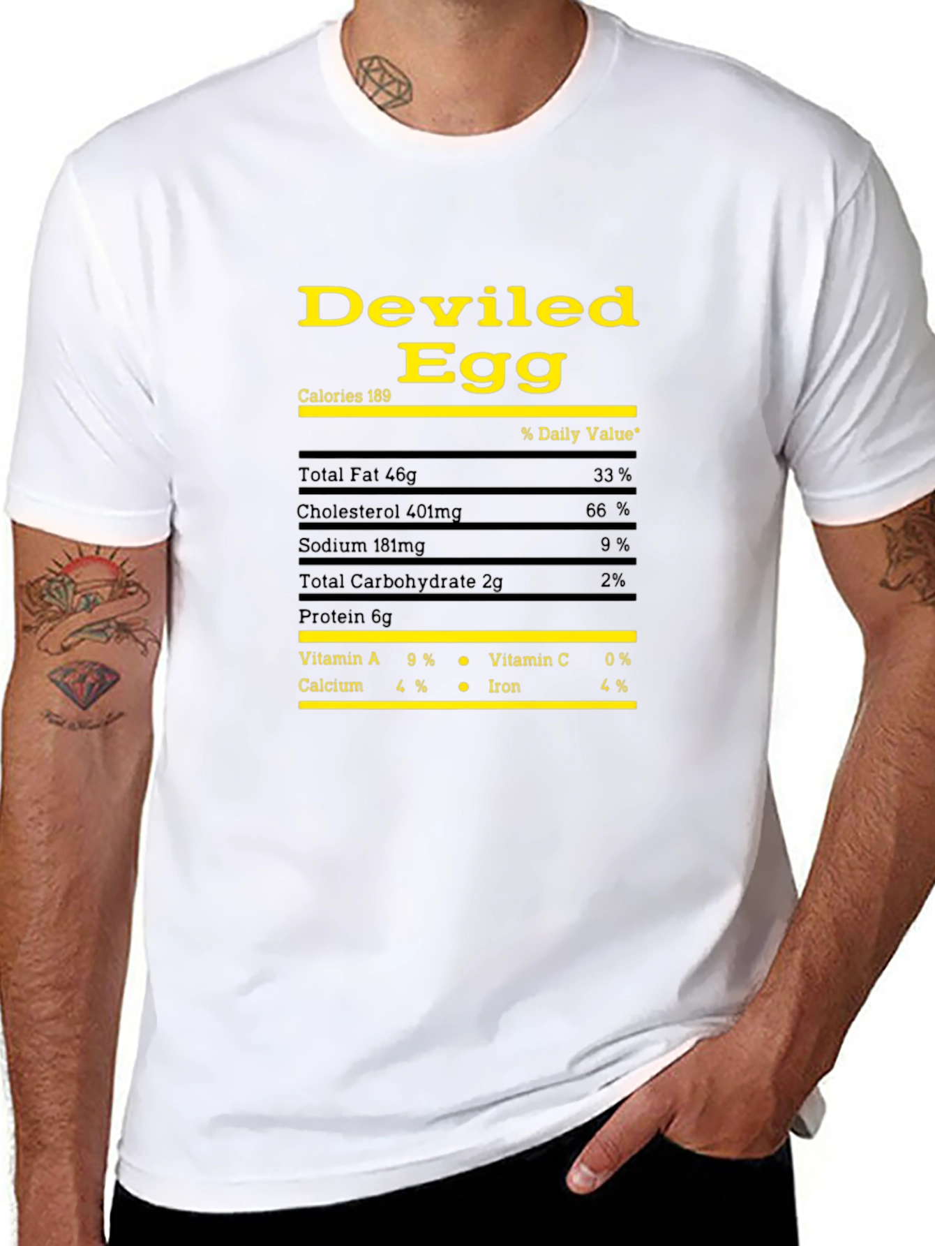 Deviled Egg Nutrition Facts T-Shirt