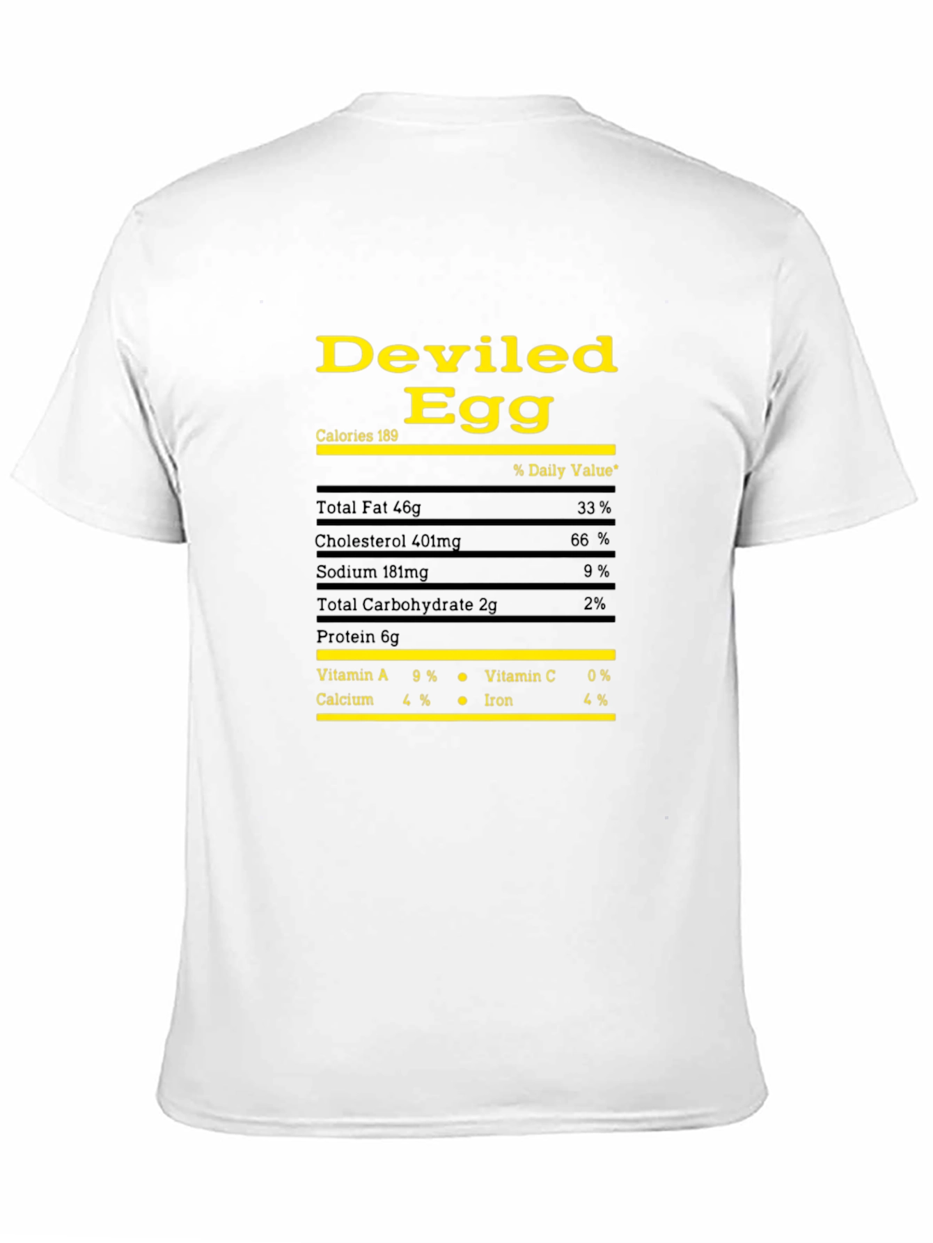 Deviled Egg Nutrition Facts T-Shirt