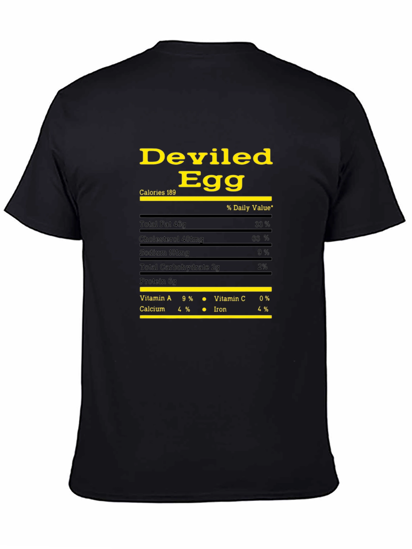 Deviled Egg Nutrition Facts T-Shirt