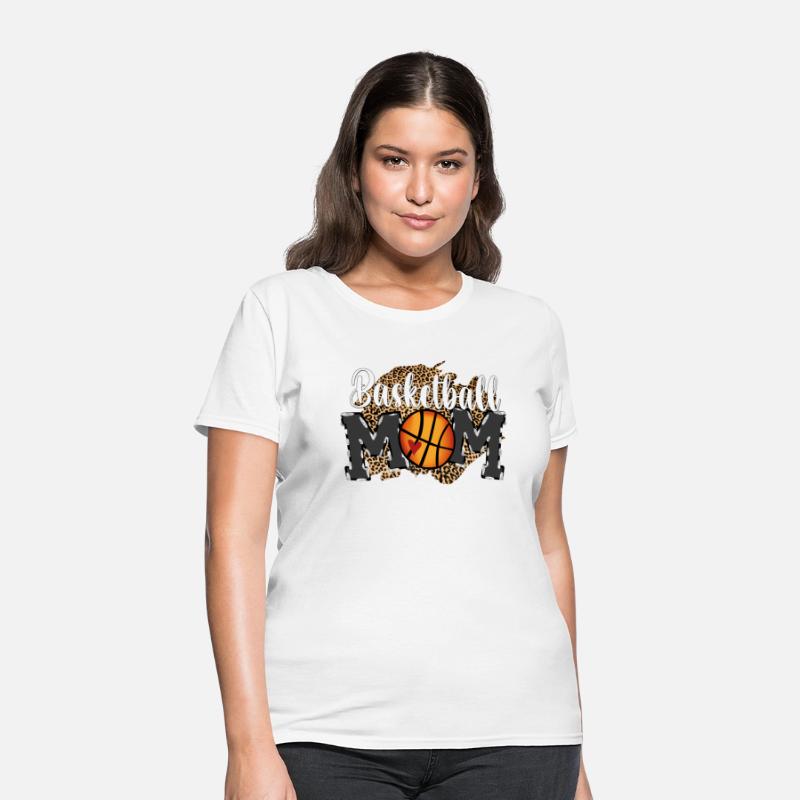 Leopard Basketball Mom Proud Basketball Players Mo