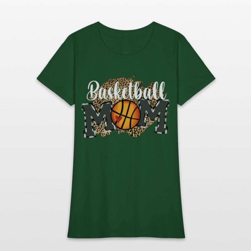 Leopard Basketball Mom Proud Basketball Players Mo