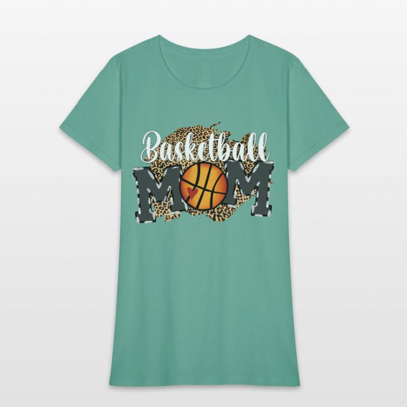 Leopard Basketball Mom Proud Basketball Players Mo