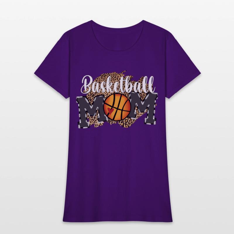 Leopard Basketball Mom Proud Basketball Players Mo