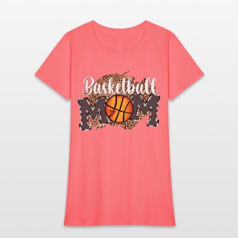 Leopard Basketball Mom Proud Basketball Players Mo