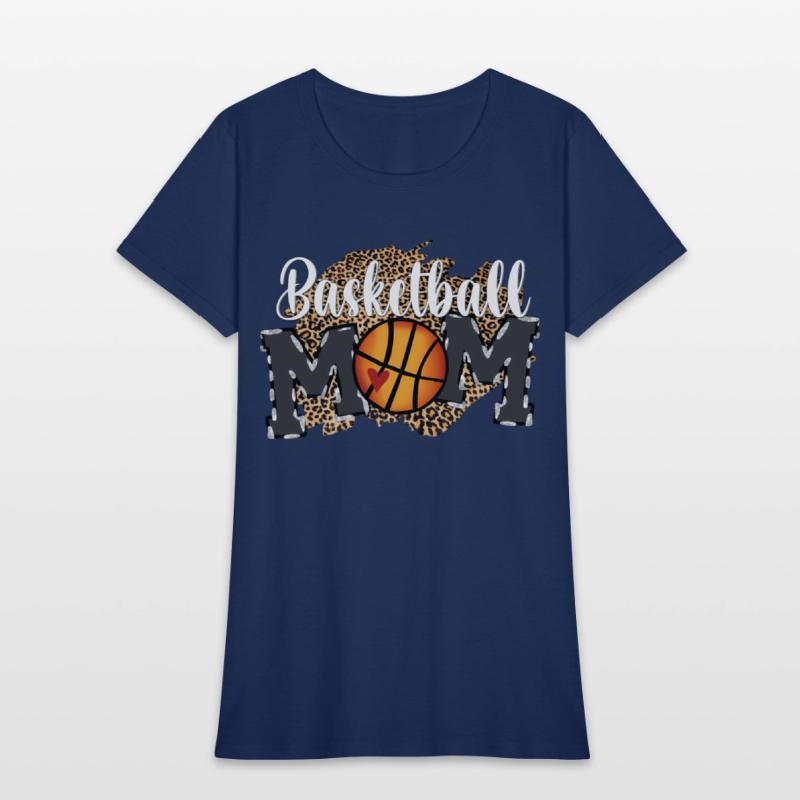 Leopard Basketball Mom Proud Basketball Players Mo