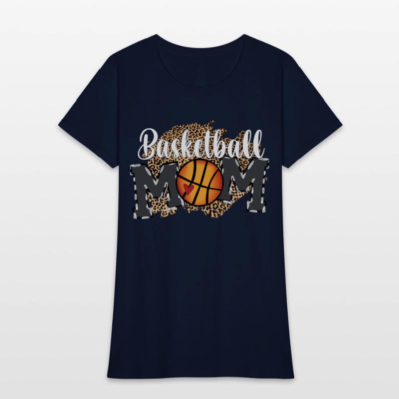 Leopard Basketball Mom Proud Basketball Players Mo