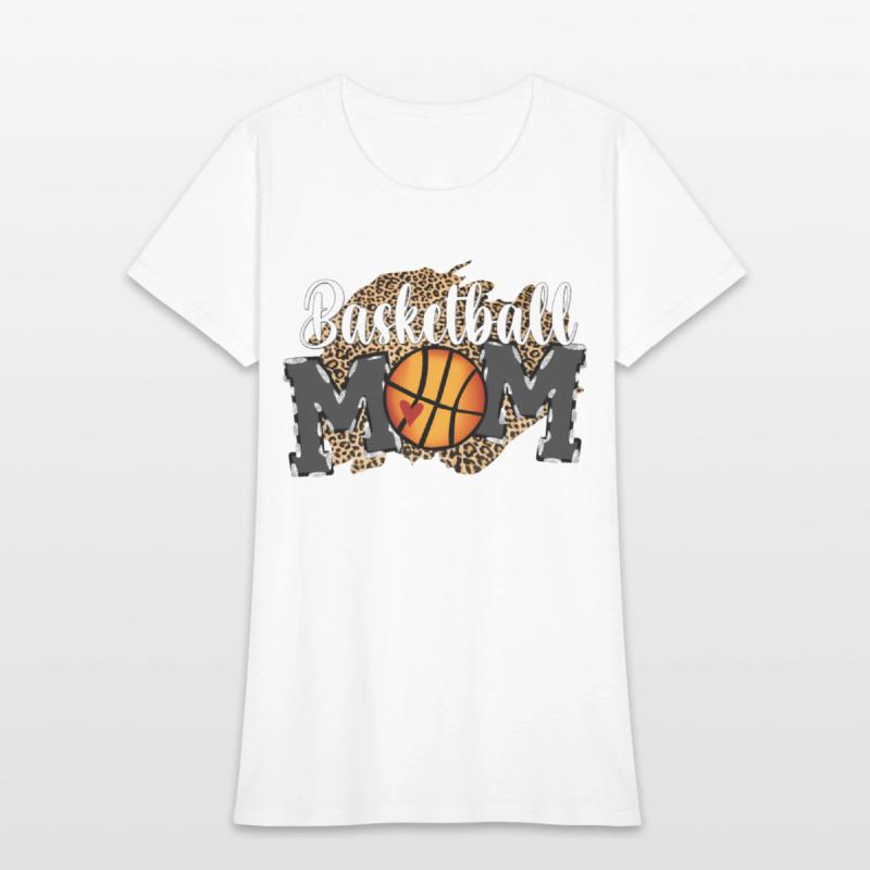 Leopard Basketball Mom Proud Basketball Players Mo