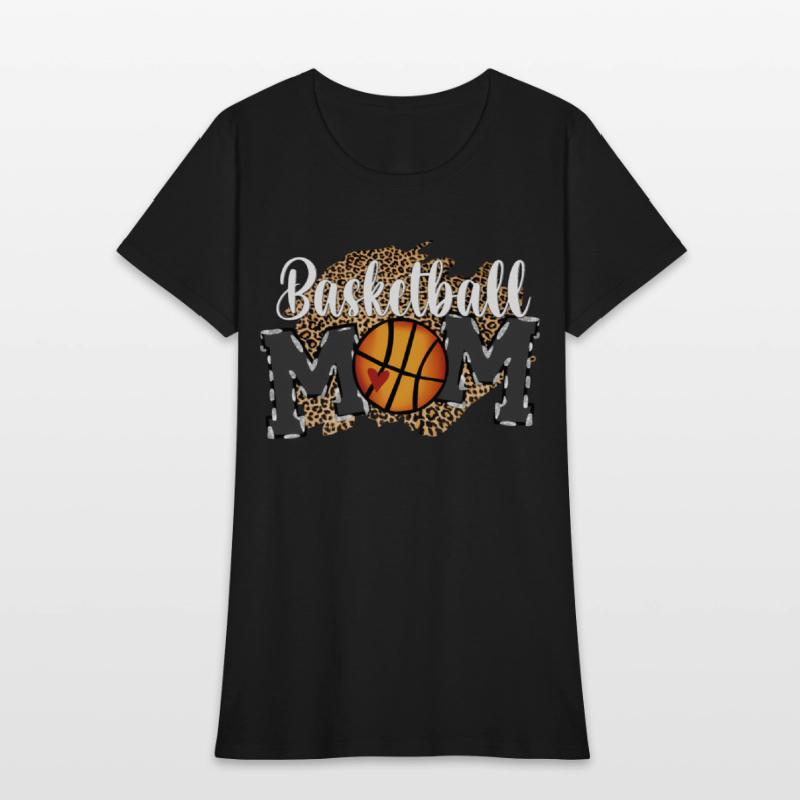 Leopard Basketball Mom Proud Basketball Players Mo