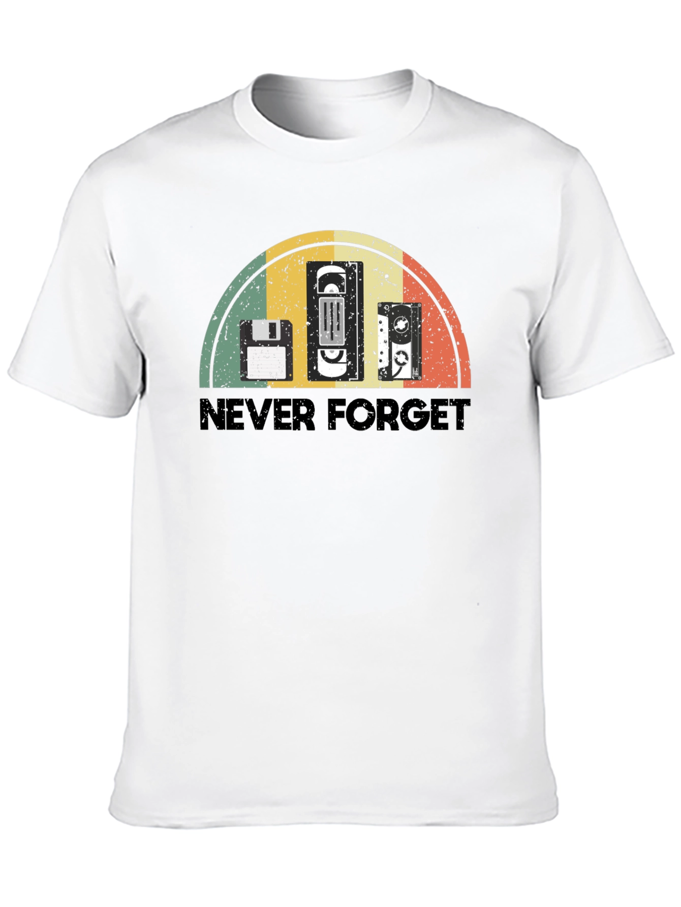 Retro Never Forget Tech T-Shirt
